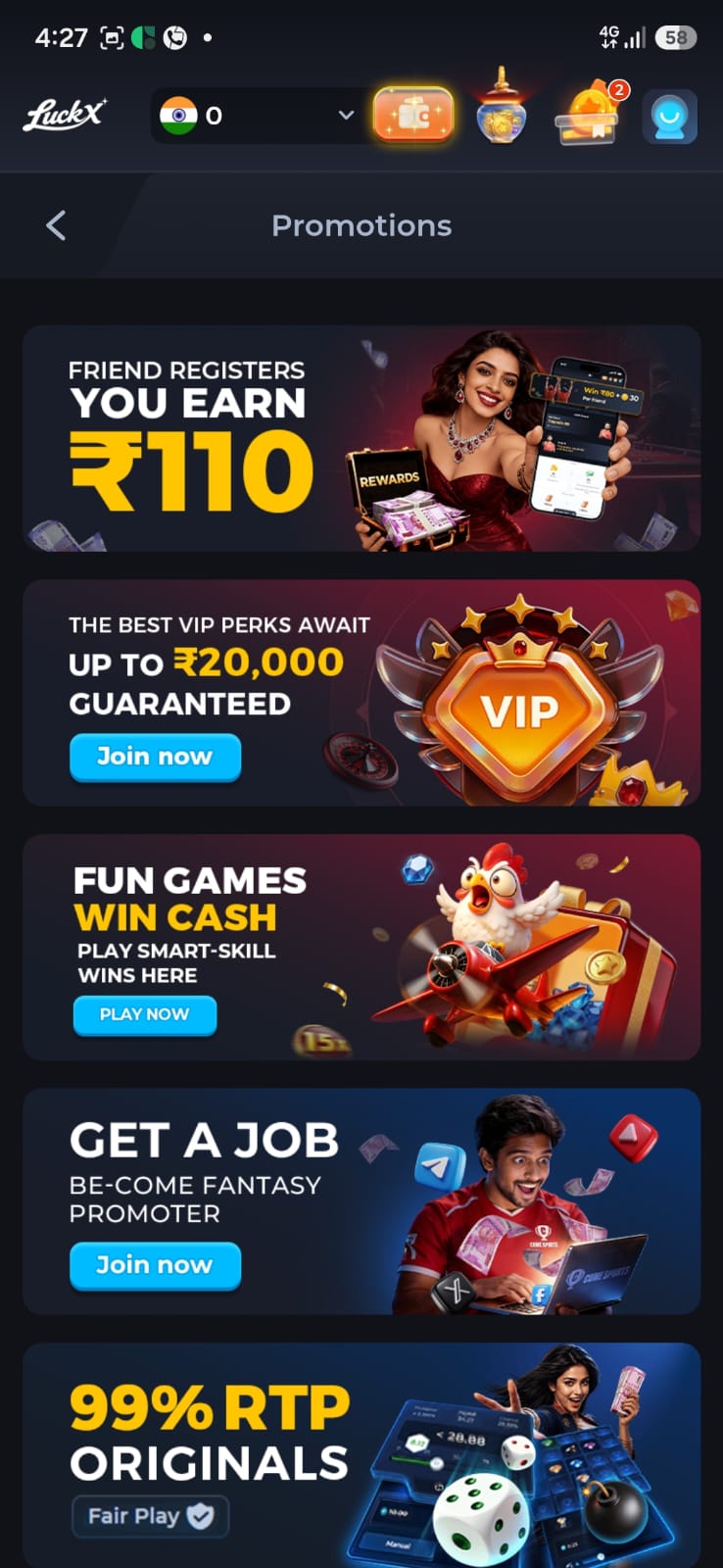 LuckyX Game App APK